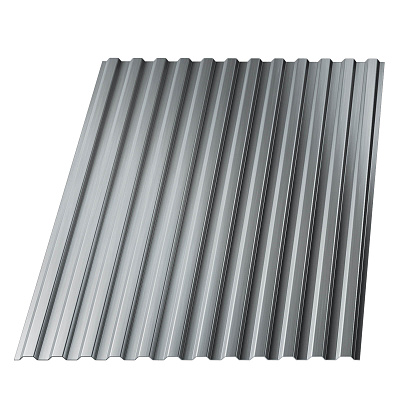 Профнастил (профлист) НС-10 Оцинкованный 0.40мм эконом ширина 1.19(1,10)м