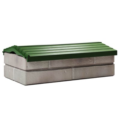 Парапет Бона ХайТек Зеленый посадка на 1 кирпич 200,225,255мм фото 1