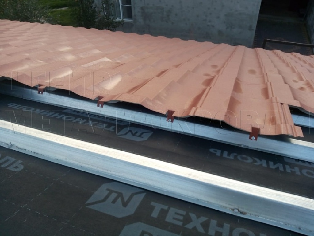 Металлочерепица Геркулес 8004 терракотовый Стальной Бархат от Центра Металлокровли в Йошкар-Оле