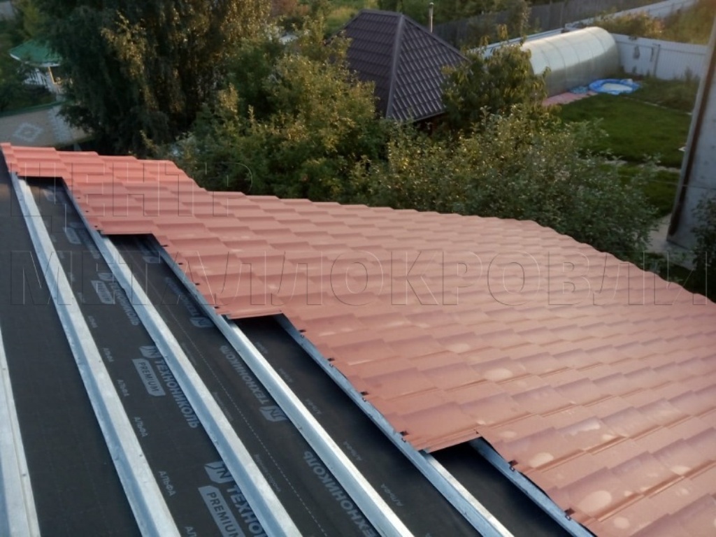 Металлочерепица Геркулес 8004 терракотовый Стальной Бархат от Центра Металлокровли в Йошкар-Оле