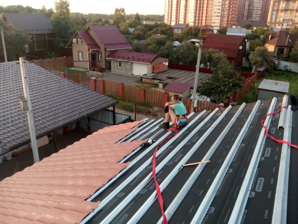 Металлочерепица Геркулес 8004 терракотовый Стальной Бархат от Центра Металлокровли в Йошкар-Оле